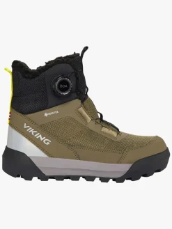 Støvler & Vinterstøvler|VikingFootwear Viking Expower BOA GTX Vinterstøvler, Khaki Grøn/Sort