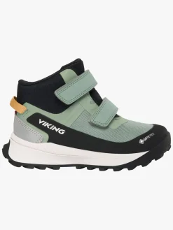 Børn VikingFootwear Sneakers-Viking Expower Mid GTX 2V Sneakers, Green