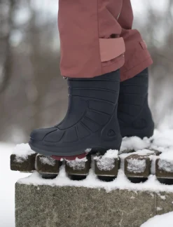 Børn VikingFootwear Støvler & Vinterstøvler-Viking Extreme  Forede Gummistøvler, Navy/Dark red