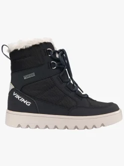 Støvler & Vinterstøvler|VikingFootwear Viking Fleek Zip GTX Vinterstøvler, Sort Sort/Hvid