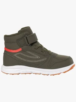 Sneakers|VikingFootwear Viking Hovet Mid 1V WP Sneakers, Olive/Red