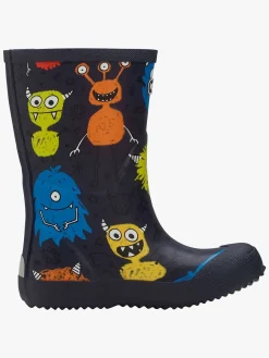 Gummistøvler|VikingFootwear Viking Indie Print Gummistøvler, Navy/Multi Blå/Flerfarvet