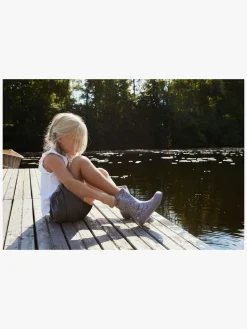 Gummistøvler|VikingFootwear Viking Indie Print Gummistøvler, Dusty Pink/Cream Lyserød