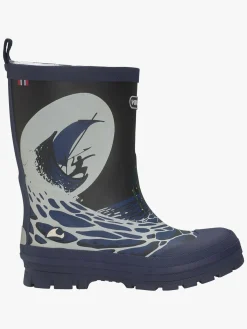 Gummistøvler|VikingFootwear Viking Jolly Print Thermo Forede Gummistøvler, Blue/Multi Blå/Grøn