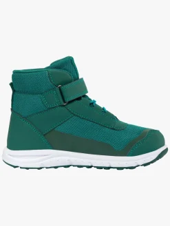 Børn VikingFootwear Sneakers-Viking Knapper Reflex Mid WP 1V Sneakers, Dark Green