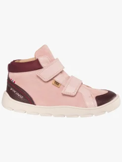 Børn VikingFootwear Sneakers-Viking Molde Barefoot Mid TEX 2V Jr Sneakers, Light Pink