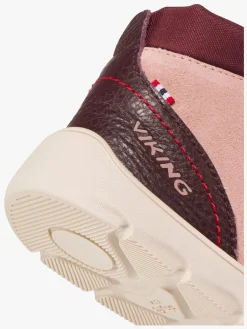 Børn VikingFootwear Barfodssko-Viking Molde Barefoot Mid TEX 2V Sneakers, Light Pink