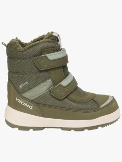 Børn VikingFootwear Støvler & Vinterstøvler-Viking Play Reflex 2V GTX Vinterstøvler, Olive