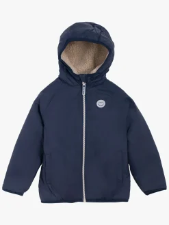 Fleecetøj|VikingFootwear Viking Play  Vendbar Fleecetrøje, Navy