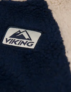 Fleecetøj|VikingFootwear Viking Play  Vendbar Fleecetrøje, Navy