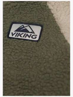 Fleecetøj|VikingFootwear Viking Play  Vendbar Fleecetrøje, Olive