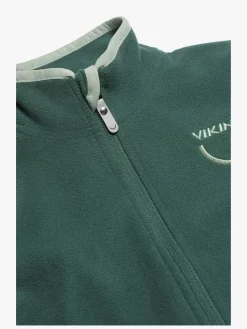 Fleecetøj|VikingFootwear Viking Playtime Fleecetrøje, Mørkegrøn/Grøn Grøn