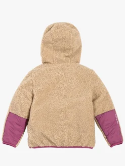 Fleecetøj|VikingFootwear Viking Playtime Vendbar Dynejakke, Plum Lyserød