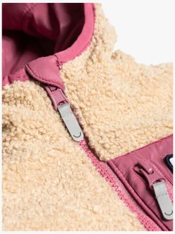 Fleecetøj|VikingFootwear Viking Playtime Vendbar Dynejakke, Plum Lyserød