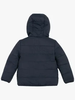 Fleecetøj|VikingFootwear Viking Playtime Vendbar Dynejakke/fleecetrøje, Navy Beige/Blå