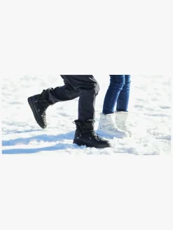 Børn VikingFootwear Støvler & Vinterstøvler-Viking Snofnugg Mid GTX Warm Vinterstøvler, Black