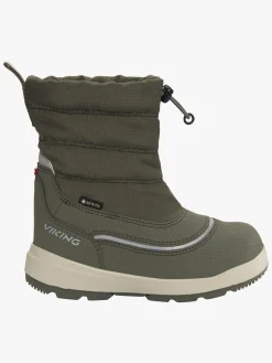 Børn VikingFootwear Støvler & Vinterstøvler-Viking Toasty Pull-on GTX Vinterstøvler, Olive