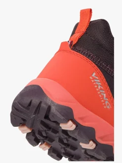 Børn VikingFootwear Sneakers-Viking Track Mid SL WP Sneakers, Plum