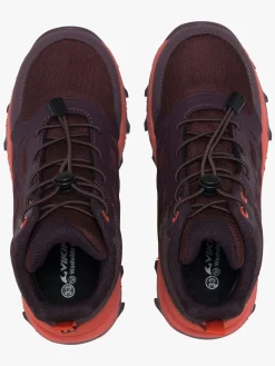 Børn VikingFootwear Sneakers-Viking Track Mid SL WP Sneakers, Plum