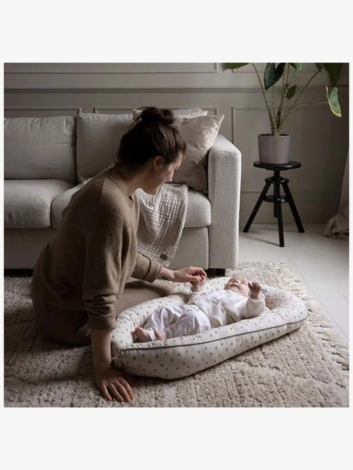 Børnesenge & Tilbehør|VinterBloom Vinter & Bloom Meadow Babynest, Soft Sand