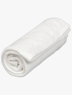 Interiør|VinterBloom Vinter & Bloom Soft Grid Hæklet Babytæppe, Bright White Hvid