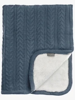 Interiør|VinterBloom Vinter & Bloom Tæppe Cuddly, Storm Blue Blå