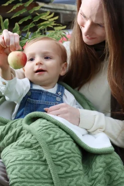 Interiør|VinterBloom Vinter & Bloom Tæppe Cuddly, Basil Green Grøn