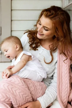 Interiør|VinterBloom Vinter & Bloom Tæppe Cuddly, Dusty Rose Lyserød