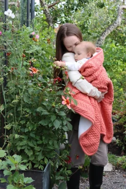 Interiør|VinterBloom Vinter & Bloom Tæppe Cuddly, Soft Coral Orange