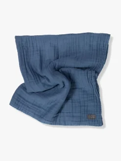 Stofbleer, Nusseklude & Babytæpper|VinterBloom Vinter & Bloom Tæppe Layered Musselin EKO, Storm Blue Blå