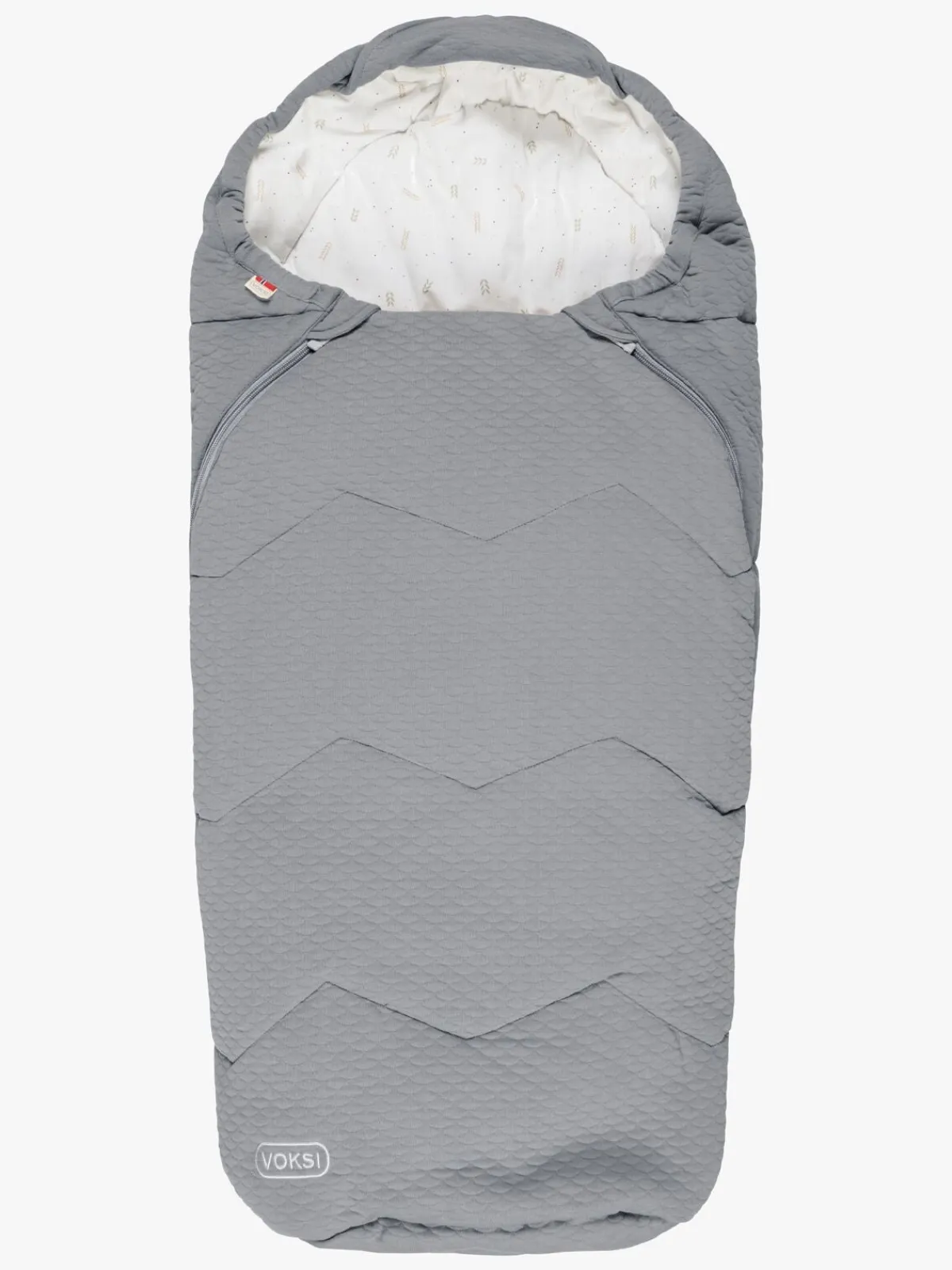 Køreposer|Voksi Breeze Light Kørepose, Grey Fields Grå