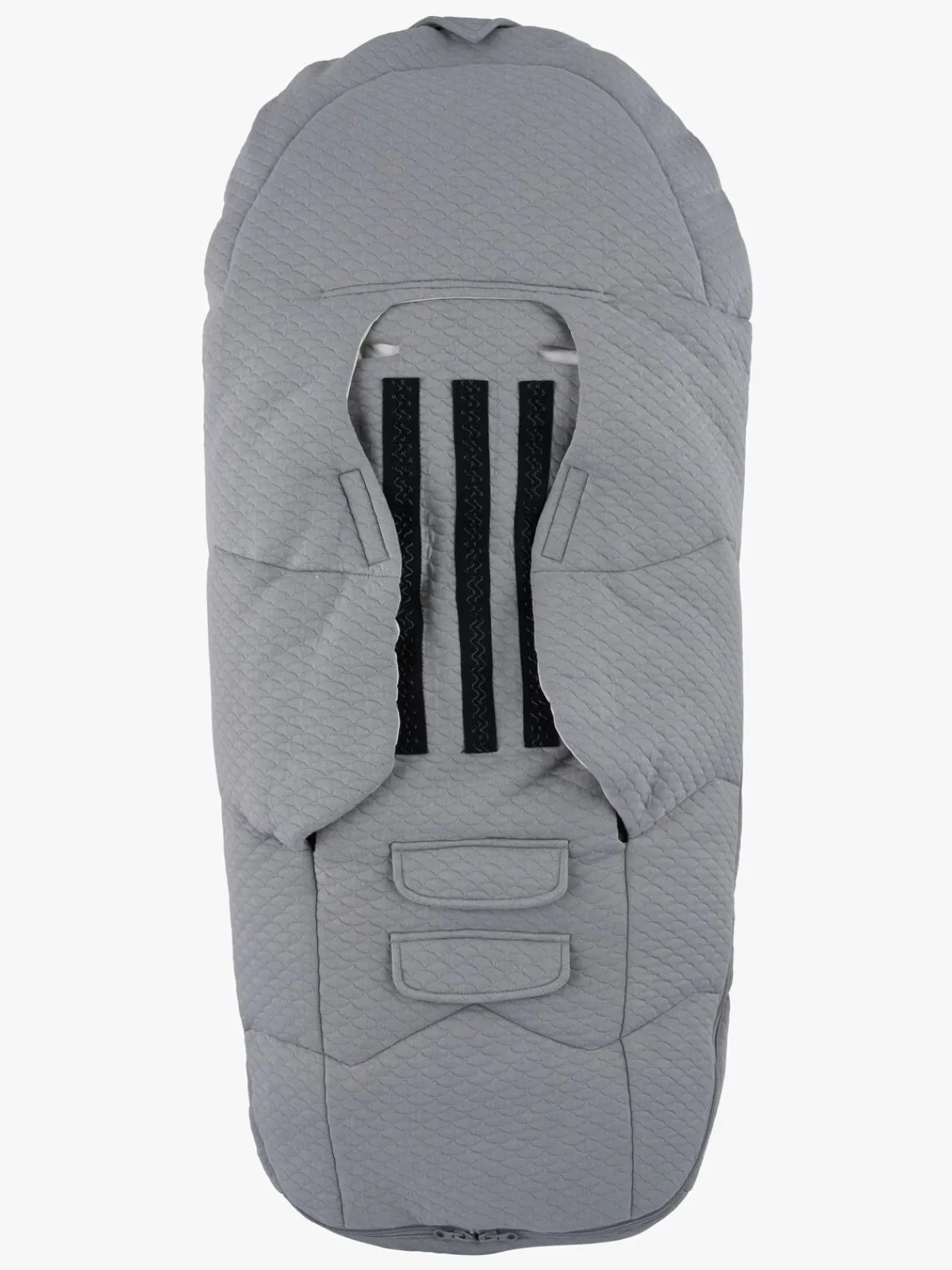 Voksi Køreposer-Breeze Light Kørepose, Grey Footprints