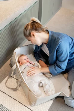 Vogndele|Voksi Carry Me Blød Lift, Grey Cream Grå