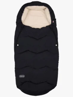 Køreposer|Voksi Explorer Kørepose, Black Solid Sort