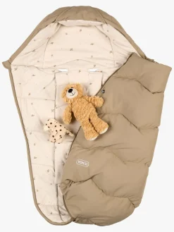 Køreposer|Voksi Explorer Kørepose, Dark Sand Clover Brun