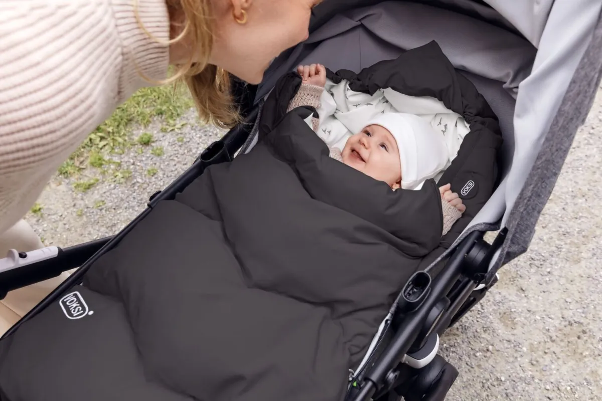 Voksi Køreposer-Explorer Kørepose, Grey Flying