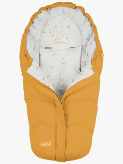 Køreposer|Voksi Move Kørepose, Golden Yellow Flying Gul/Hvid
