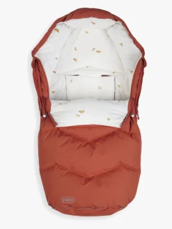 Køreposer|Voksi Urban Kørepose, Terracotta Rød/Hvid