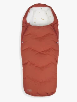 Køreposer|Voksi Urban Kørepose, Terracotta Rød/Hvid