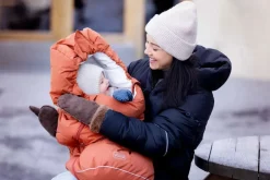 Køreposer|Voksi Urban Kørepose, Terracotta Rød/Hvid