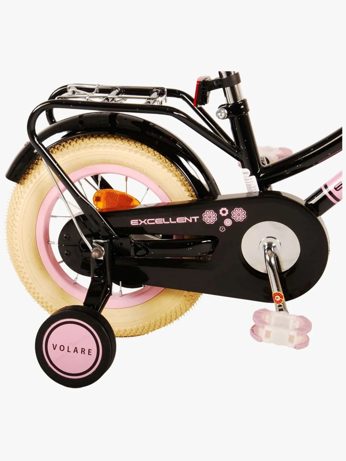 Volare Cykler-Excellent Cykel 12 Tommer, Sort