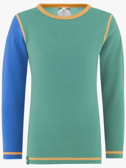 Overdele|Vossatassar Monsteruld Solid Trøje, Light Blue