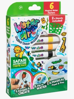 TOYMONSTER Kreativt Legetøj-Water Art Vandbaserede Tusser Safari 6 Stk.