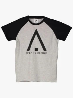 Overdele|WearColour Rag T-Shirt, Grey Melange