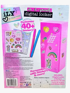 Kreativt Legetøj|WeCool ILY DIY Digitalt Pengeskab med Klistermærker