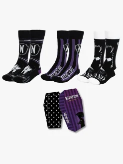 Undertøj|Wednesday Strømper 3-pak, Sort