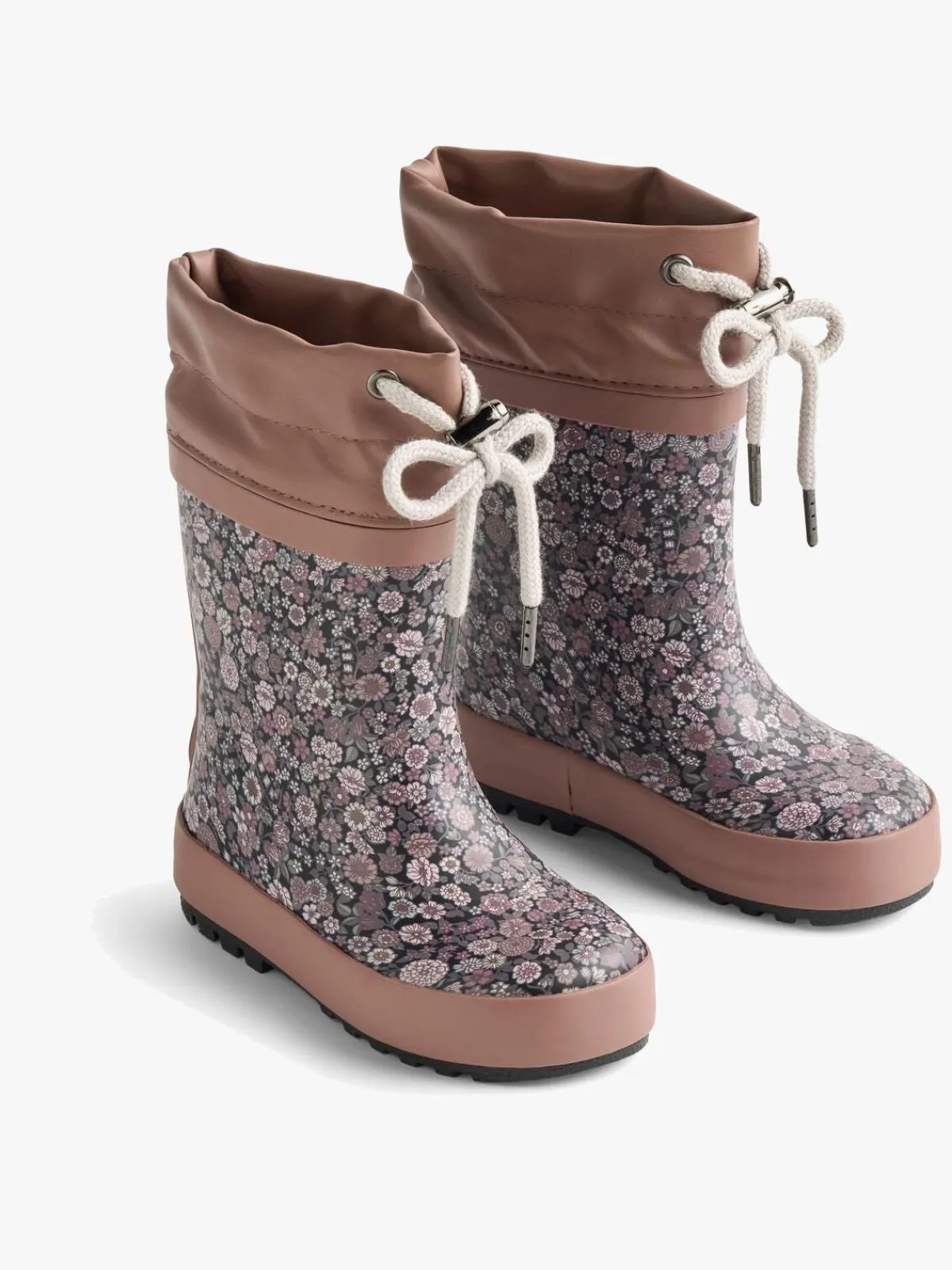 Børn Wheat Gummistøvler-Forede Gummistøvler, Black Sea Garden