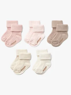 Børn Wheat Undertøj-Gaveæske Evig Strømper 5-pak, Rose
