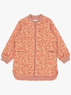 Børn Wheat Termotøj|Vintertøj-Herta Termojakke, Sandstone Flowers