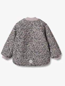 Fleecetøj|Vintertøj|Wheat Lake  Vendbar Termojakke, Black Sea Flowers